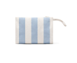 Organizer tas van gerecycled katoen met rits en handvat 390 g/m² kleur lichtblauw