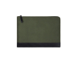 Laptophoes van gerecycled polyester met binnenvak, 14 inch kleur groen