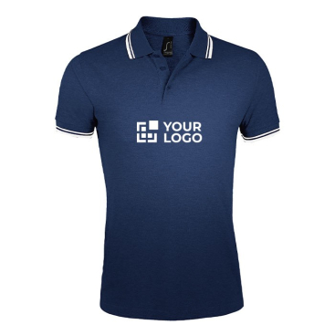 Tweekleurig katoenen herenpoloshirt 200 g/m² SOL'S Pasadena