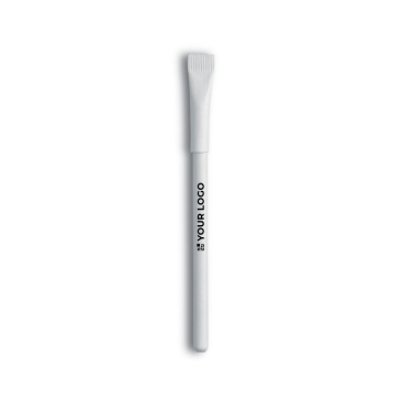 Elegante papieren pen voor bedrijven kleur wit