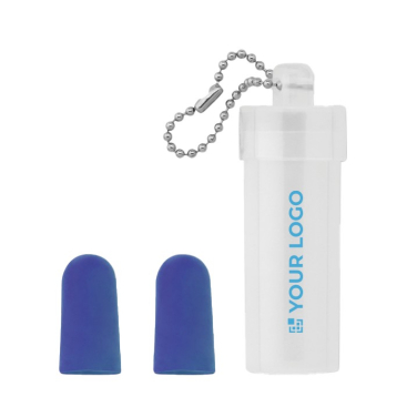 Oordopjes als promotieartikel kleur blauw