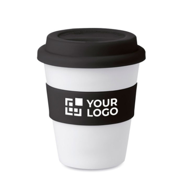 Voordelige plastic take-awaybeker 350 ml