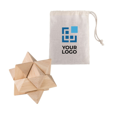 Promotionele puzzel voor bedrijven kleur hout tweede weergave
