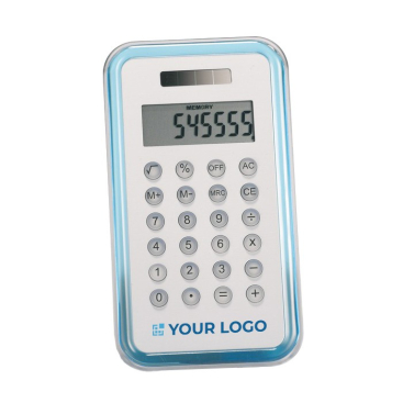 Design rekenmachines voor promotie kleur blauw