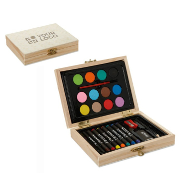 Set met tekenmateriaal als relatiegeschenk