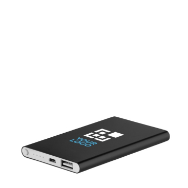 Powerbank met bedrukking 4.000 mAh Powercard Alu