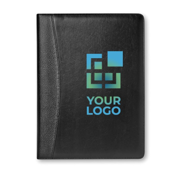 Portfolio met rekenmachine, pen en schrijfblok