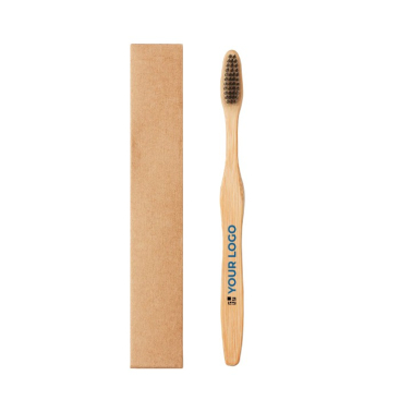 Bamboe tandenborstel bedrukken met kraftdoos Naturbrush