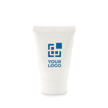 Zonnebrandcrème in een tube met factor 25