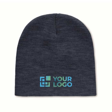 Elastische unisex beanie bedrukken met logo RPET Sweden