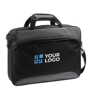 Klassieke zakelijke laptoptas 15,6'' met trolleyriem