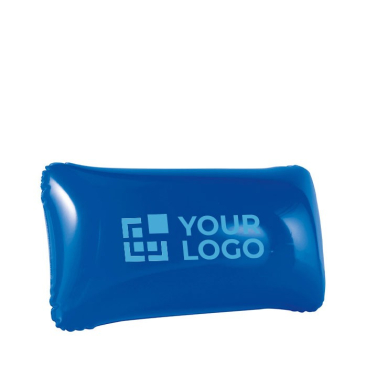 Goedkoop opblaasbaar kussentje met logo