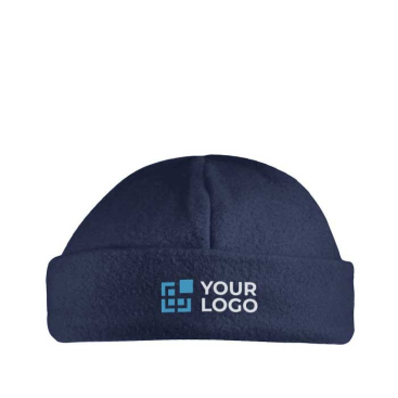 Reclame muts met logo kleur zwart met logo