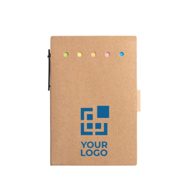 Eco blocnote met logo en accessoires
