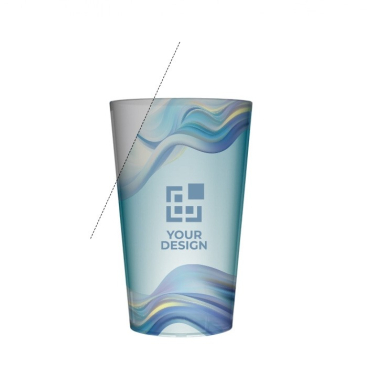 BPA-vrije herbruikbare bekers met logo weergave met jouw bedrukking