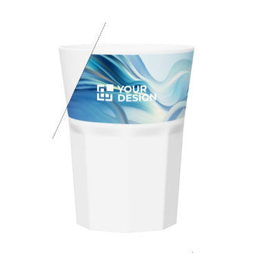 Recyclebare mojito beker van 430ml weergave met jouw bedrukking