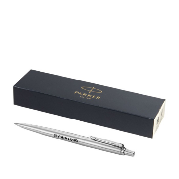 Zilveren Parker pen met logo