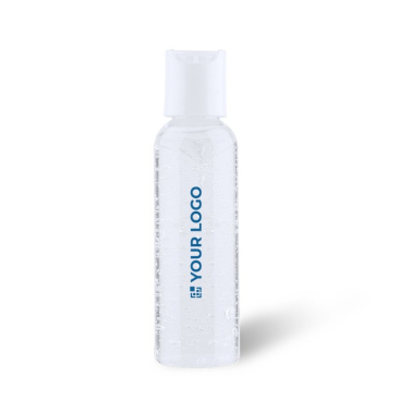 Gepersonaliseerde hydroalcoholische gel met logo weergave met jouw bedrukking