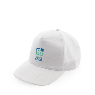 Polyester baseball cap met logo