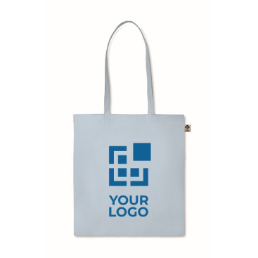 Voordelige biologisch katoenen tas in kleur 140 g/m² 