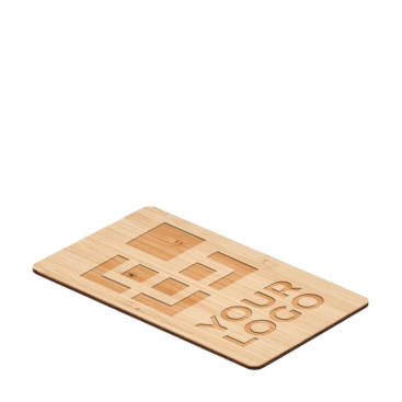 Bamboe RFID-blokkeerkaart voor creditcards