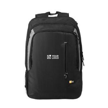 Ruime laptoprugzak met logo (17'' laptops) weergave met jouw bedrukking