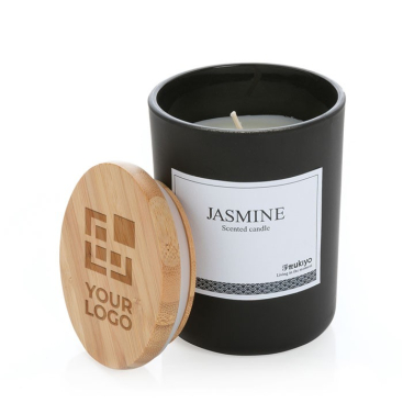 Luxe kaarsen als relatiegeschenken weergave met jouw bedrukking