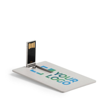 USB-kaart van tarwestro met logo
