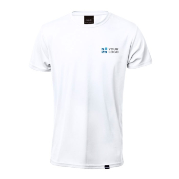 Sportshirt met logo van ademend RPET-materiaal 135 g/m² MKT Markus