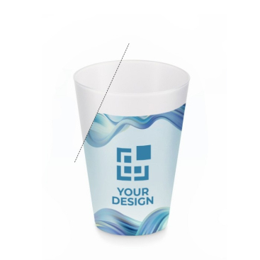 Herbruikbaar plastic evenementenbeker 300 ml