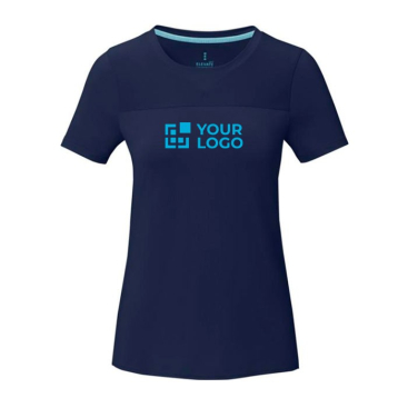 Duurzame dames sportshirts bedrukken, 160 g/m2 weergave met jouw bedrukking