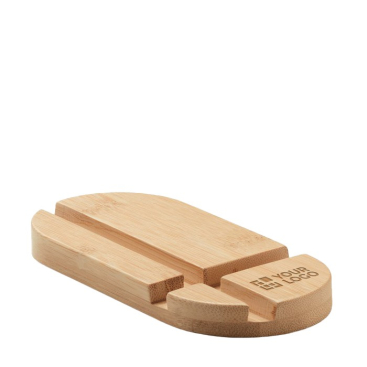 Bamboe standaard voor tablet of mobiel
