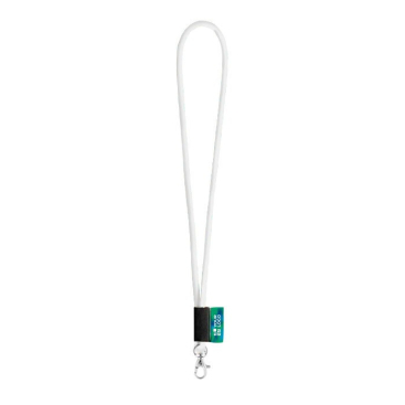 Buisvormige lanyard met bedrukt label voor bedrijven