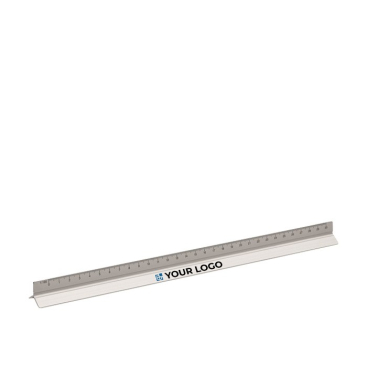 Driehoekige aluminium architectenliniaal 30 cm