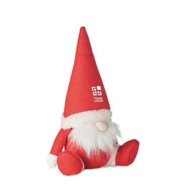 Kerst elf gemaakt van vilt gevuld met katoen ter decoratie
