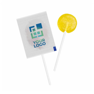 Mini-lolly met fruitsmaken en personaliseerbare verpakking
