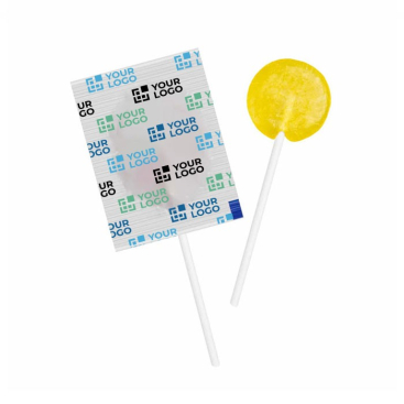 Mini-lolly zonder suiker met personaliseerbare verpakking