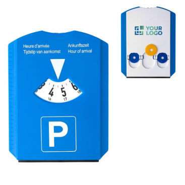 Kunststof parkeertijdkaart met ijskrabber