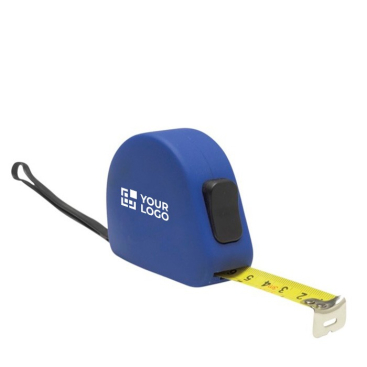 Kunststof meetlint met metalen clip en rem 5M