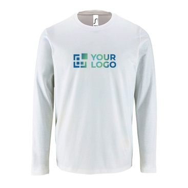T-shirt 100% katoen met lange mouwen 190 g/m2 SOL'S Imperial