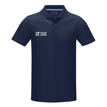 Biokatoenen herenpolo 180 g/m2 Elevate NXT