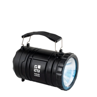 2-in-1 zaklamp met buitenlamp en lantaarn met zijhandgreep