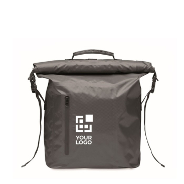 Waterdichte polyester roll-top rugzak met ritssluiting 30L