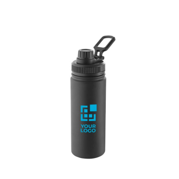 Aluminium fles met handvat en plastic dop 570ml