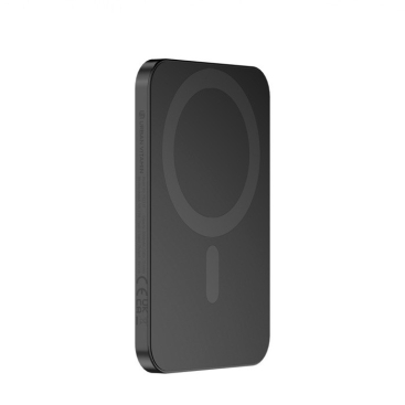 Magnetische powerbank van gerecycled aluminium met magneet 3.000 mAh