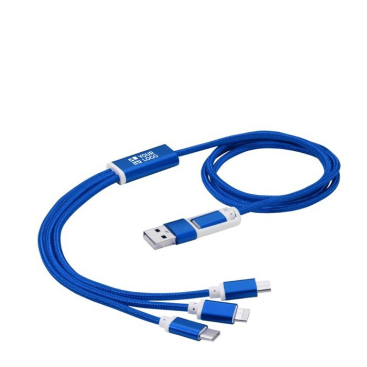 Aluminiumkabel 5-in-1 met kopercoating en iOS-uitgang