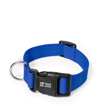 Polyester huisdierhalsband met verstelbaar lint en kliksluiting