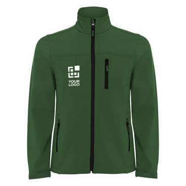 Softshell herenjas van polyester om te bedrukken 300 g/m² Roly