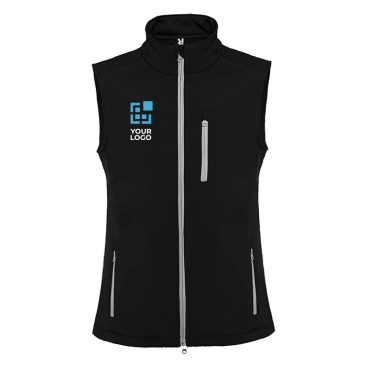 Unisex softshell vest van polyester en elastaan 300 g/m² Roly