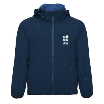 Unisex softshell jas van polyester en elastaan 300 g/m2 Roly